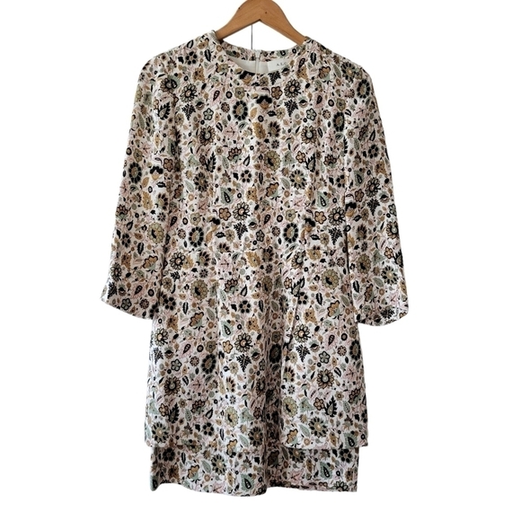 A.L.C. Tordi Floral Silk Mini Dress - Picture 1 of 12
